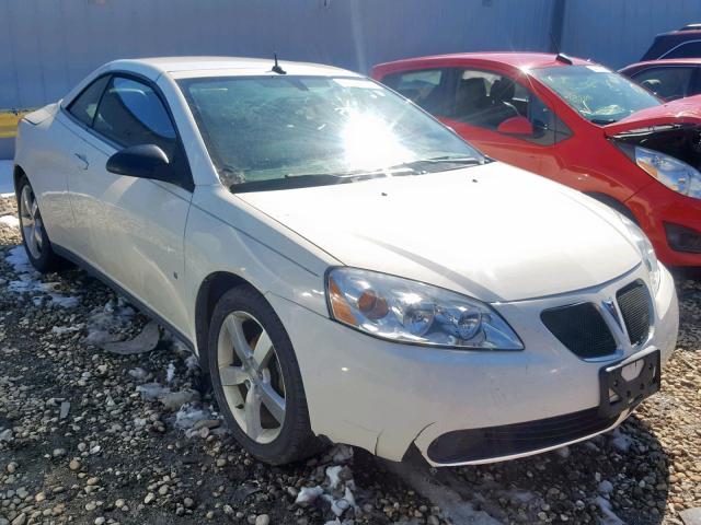 1G2ZH36N184273056 - 2008 PONTIAC G6 GT WHITE photo 1