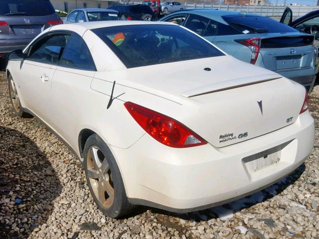 1G2ZH36N184273056 - 2008 PONTIAC G6 GT WHITE photo 3