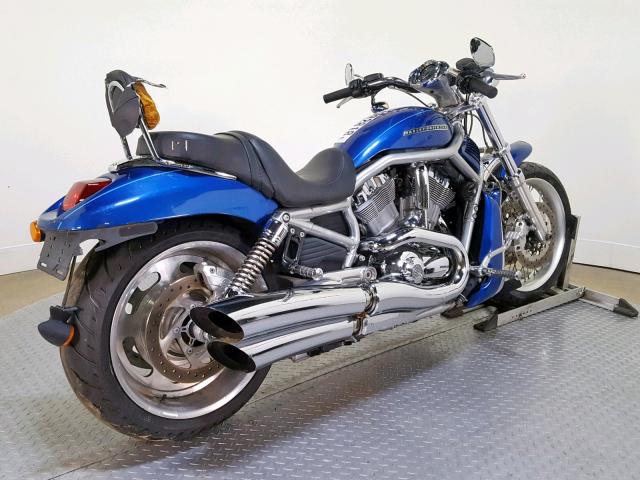 1HD1HFH189K804091 - 2009 HARLEY-DAVIDSON VRSCAW BLUE photo 8