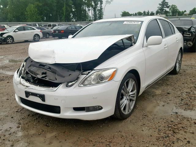 JTHBC96S675010993 - 2007 LEXUS GS 450H WHITE photo 2