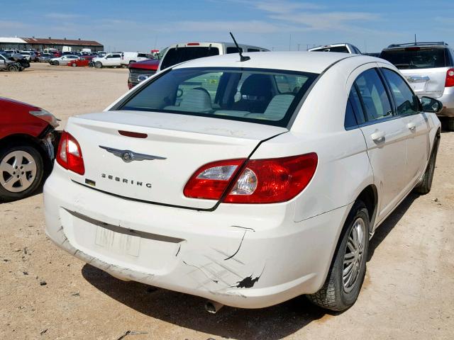 1C3LC46R68N264649 - 2008 CHRYSLER SEBRING LX WHITE photo 4