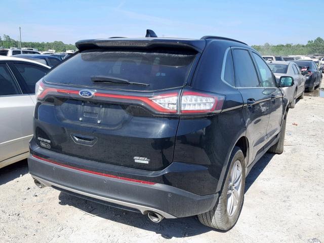 2FMPK3J9XHBB73716 - 2017 FORD EDGE SEL BLACK photo 4