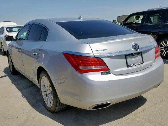 1G4GB5G33EF136273 - 2014 BUICK LACROSSE SILVER photo 3