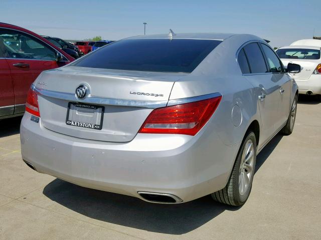 1G4GB5G33EF136273 - 2014 BUICK LACROSSE SILVER photo 4