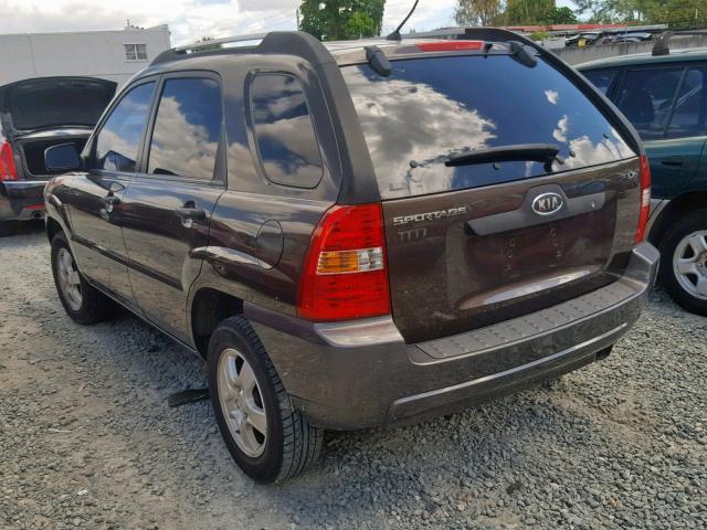 KNDJF724467185794 - 2006 KIA NEW SPORTA BROWN photo 3