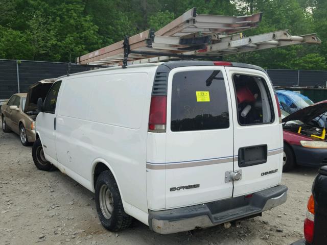 1GCFG15W111123164 - 2001 CHEVROLET EXPRESS G1 WHITE photo 3