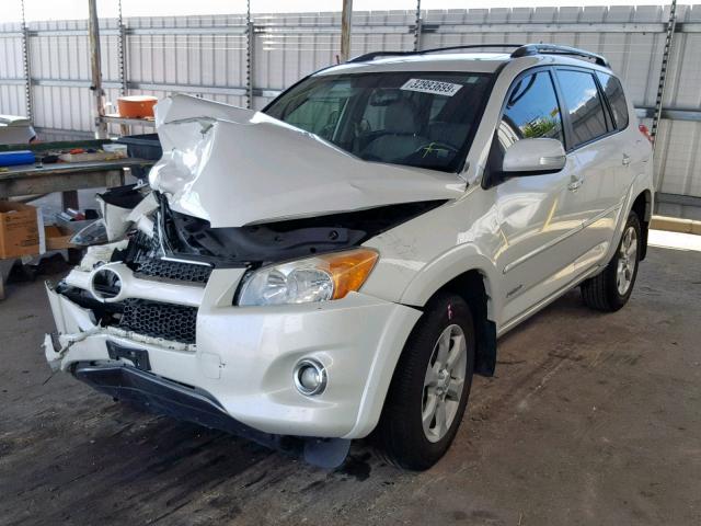 2T3YF4DV6CW157272 - 2012 TOYOTA RAV4 LIMIT WHITE photo 2