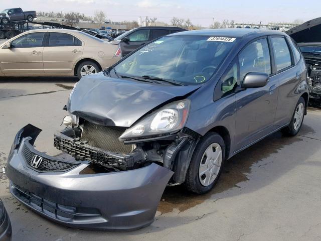 JHMGE8G32CC039091 - 2012 HONDA FIT GRAY photo 2