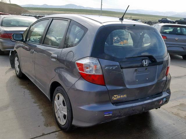 JHMGE8G32CC039091 - 2012 HONDA FIT GRAY photo 3