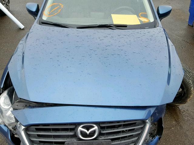 3MZBN1V37JM166207 - 2018 MAZDA 3 TOURING BLUE photo 7