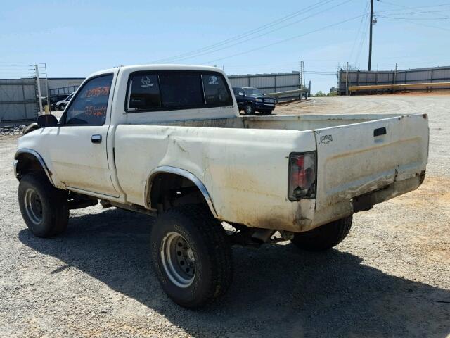 4TARN01P8NZ030012 - 1992 TOYOTA PICKUP 1/2 WHITE photo 3