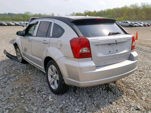 1B3CB3HA4AD616169 - 2010 DODGE CALIBER MA SILVER photo 3