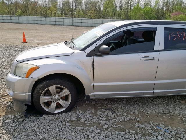 1B3CB3HA4AD616169 - 2010 DODGE CALIBER MA SILVER photo 9