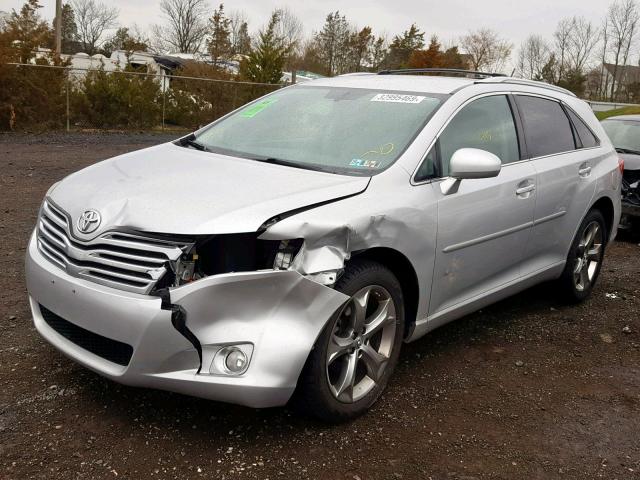 4T3ZK3BB1AU021146 - 2010 TOYOTA VENZA SILVER photo 2