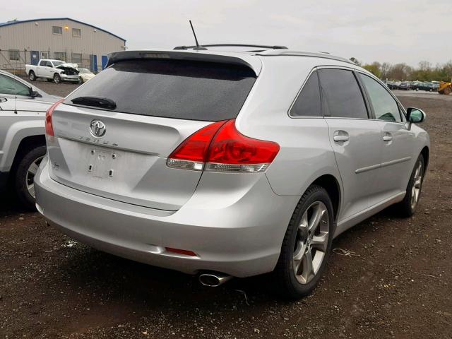 4T3ZK3BB1AU021146 - 2010 TOYOTA VENZA SILVER photo 4