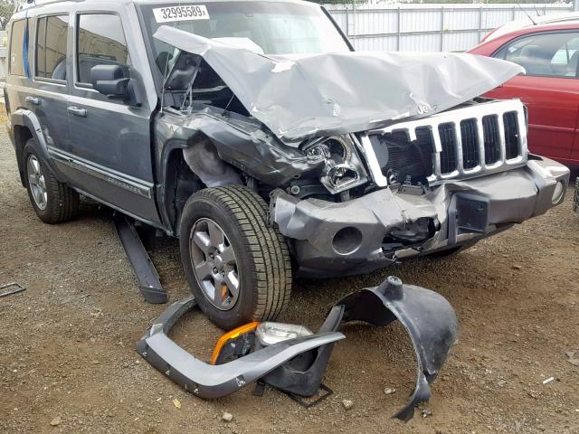 1J8HH58N78C156001 - 2008 JEEP COMMANDER GRAY photo 9