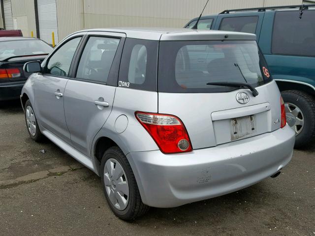 JTKKT604760172209 - 2006 TOYOTA SCION XA SILVER photo 3