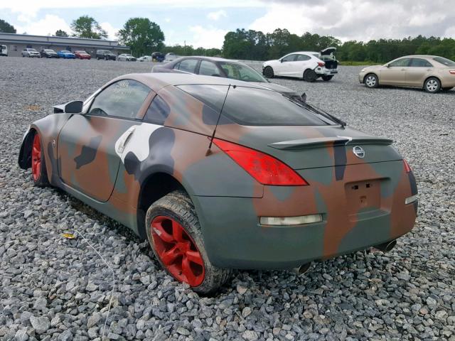 JN1BZ34D48M702326 - 2008 NISSAN 350Z COUPE SILVER photo 3