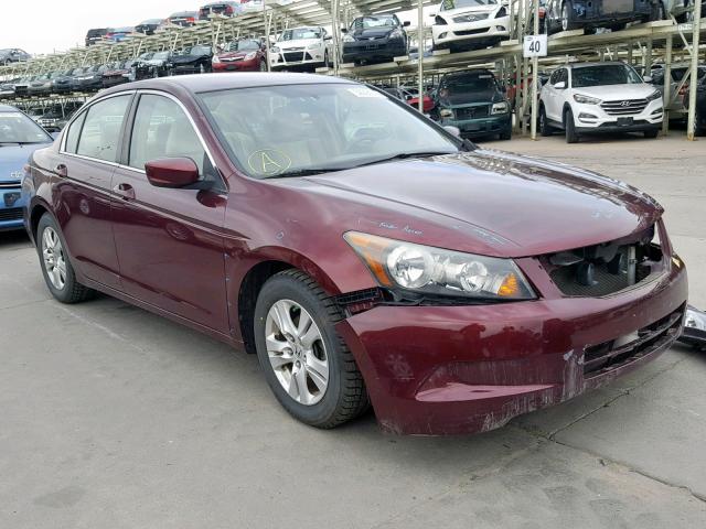 1HGCP26498A067640 - 2008 HONDA ACCORD LXP MAROON photo 1