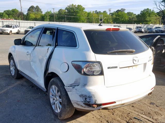 JM3ER2W53A0338799 - 2010 MAZDA CX-7 WHITE photo 3