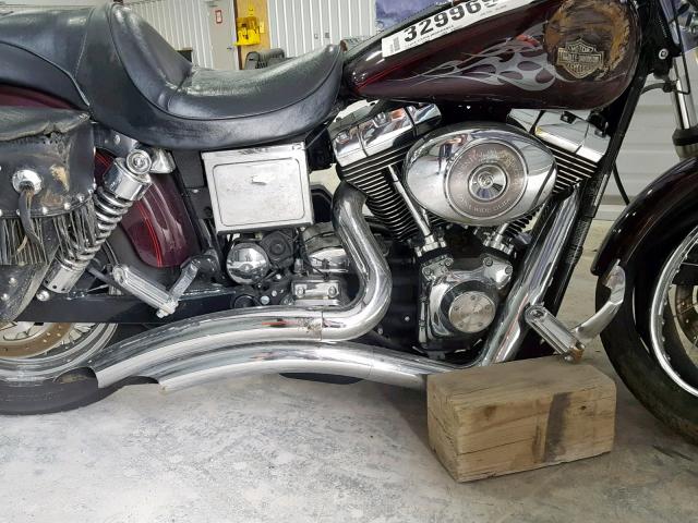 1HD1GPW165K316506 - 2005 HARLEY-DAVIDSON FXDWGI MAROON photo 7