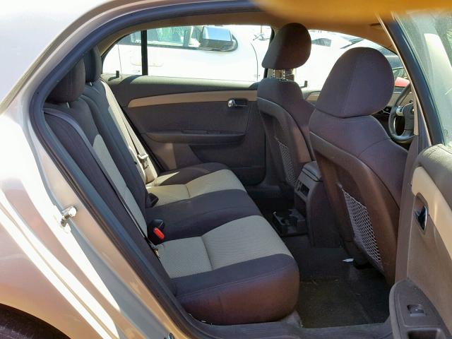 1G1ZB5E13BF323483 - 2011 CHEVROLET MALIBU LS GOLD photo 6