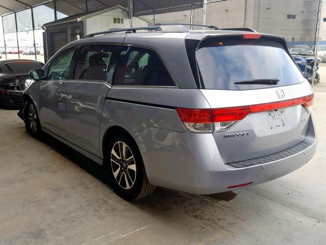 5FNRL5H96GB027679 - 2016 HONDA ODYSSEY TO SILVER photo 3