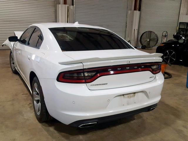 2C3CDXHG1JH125702 - 2018 DODGE CHARGER SX WHITE photo 3