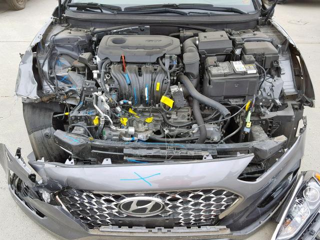 5NPE34AF3JH670511 - 2018 HYUNDAI SONATA SPO GRAY photo 7