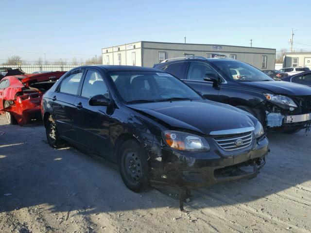 KNAFE221195666973 - 2009 KIA SPECTRA EX BLACK photo 1