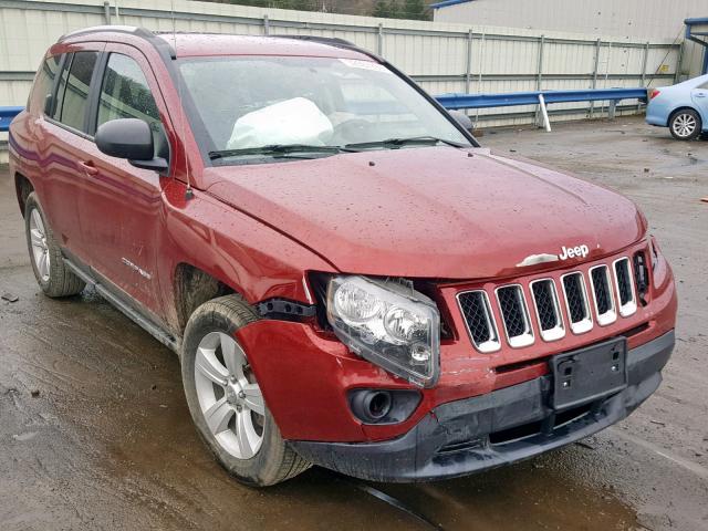 1C4NJDBB9HD105536 - 2017 JEEP COMPASS SP 勃艮第红 照片 1