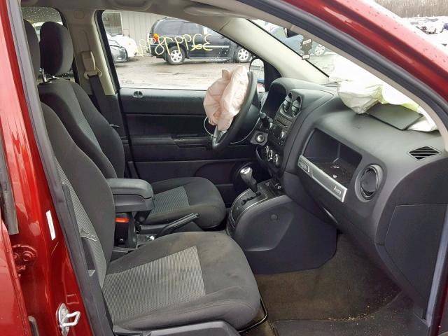 1C4NJDBB9HD105536 - 2017 JEEP COMPASS SP 勃艮第红 照片 5