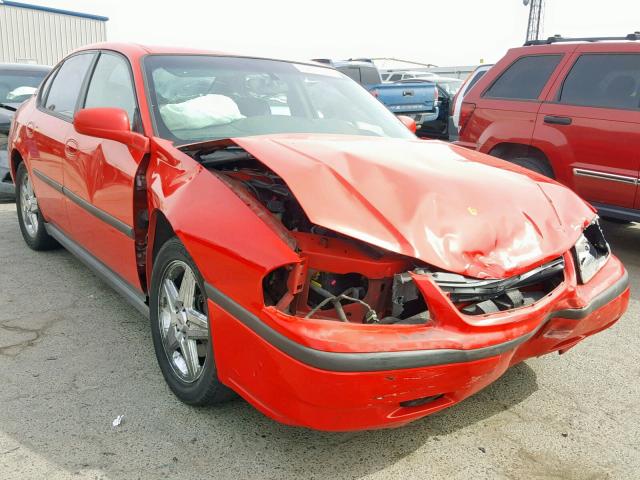 2G1WF55E819116461 - 2001 CHEVROLET IMPALA RED photo 1