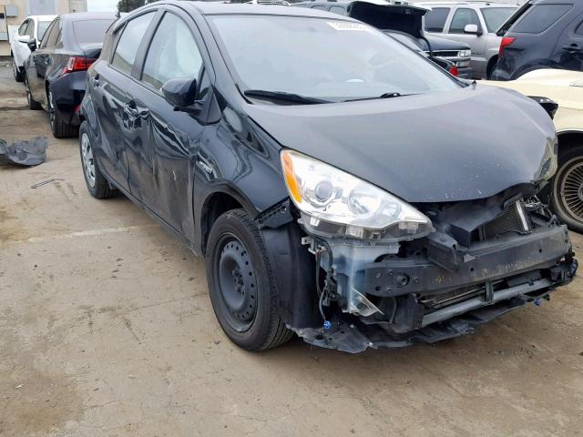 JTDKDTB3XD1541367 - 2013 TOYOTA PRIUS C BLACK photo 1