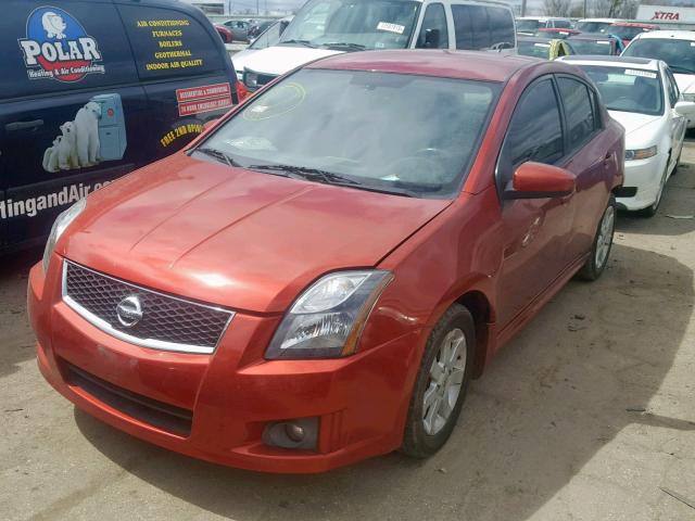 3N1AB6AP0BL654857 - 2011 NISSAN SENTRA 2.0 RED photo 2