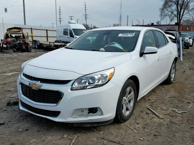 1G11C5SA5GF137725 - 2016 CHEVROLET MALIBU LIM WHITE photo 2