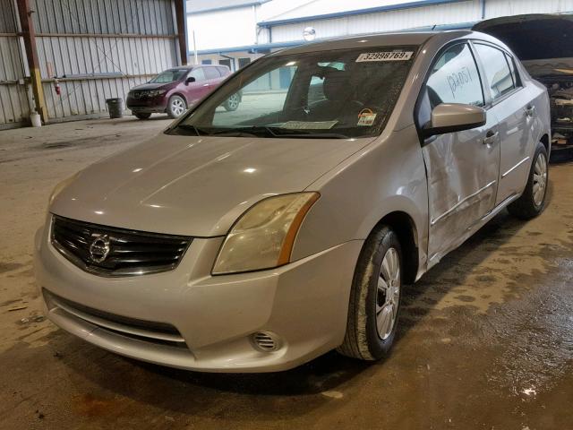 3N1AB6AP4BL620145 - 2011 NISSAN SENTRA 2.0 SILVER photo 2