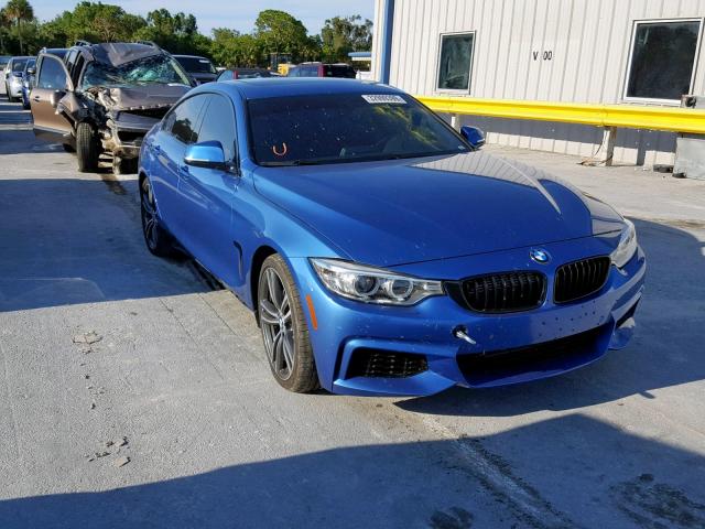 WBA4B1C51FG241295 - 2015 BMW 435 I BLUE photo 1