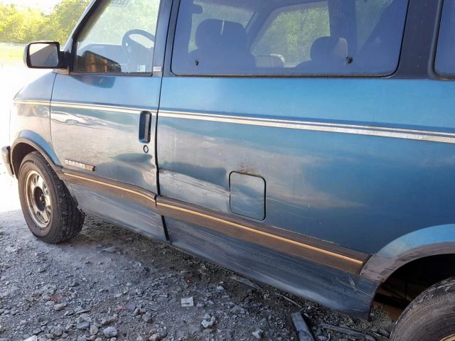 1GKDM19W4RB516354 - 1994 GMC SAFARI XT BLUE photo 9