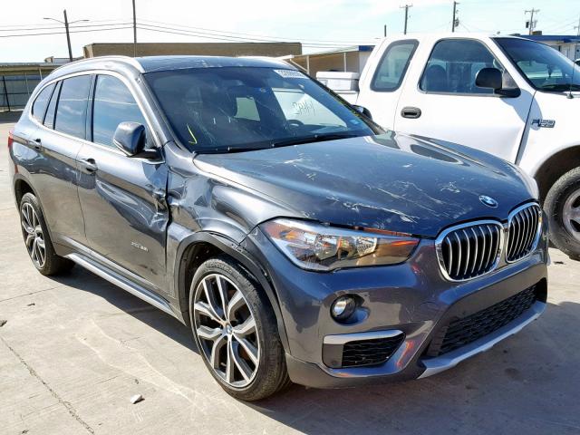 WBXHT3C33H5F87218 - 2017 BMW X1 XDRIVE2 GRAY photo 1