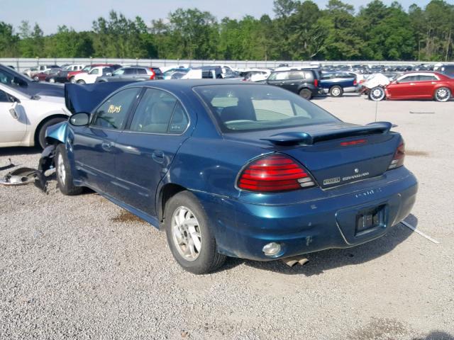 1G2NF52F03C150748 - 2003 PONTIAC GRAND AM S GREEN photo 3