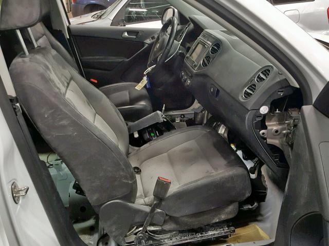 WVGBV7AX9HK018118 - 2017 VOLKSWAGEN TIGUAN S WHITE photo 5