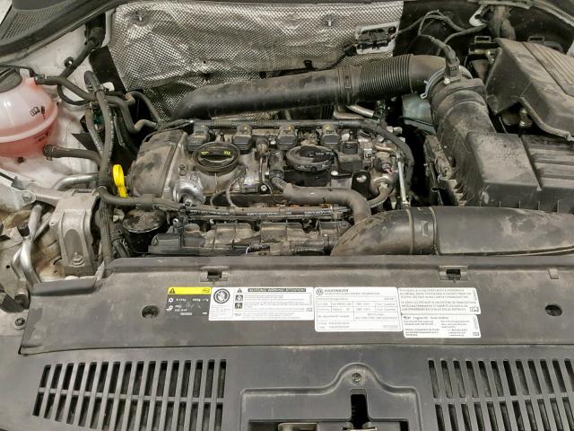 WVGBV7AX9HK018118 - 2017 VOLKSWAGEN TIGUAN S WHITE photo 7