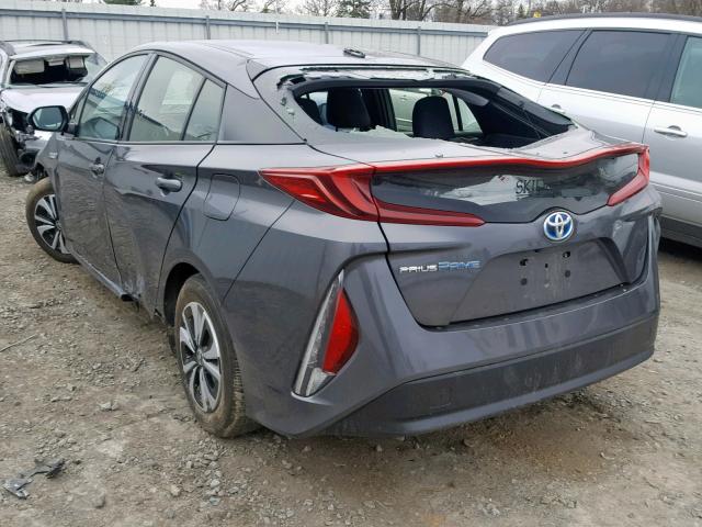JTDKARFP0H3037462 - 2017 TOYOTA PRIUS PRIM 灰色 照片 3