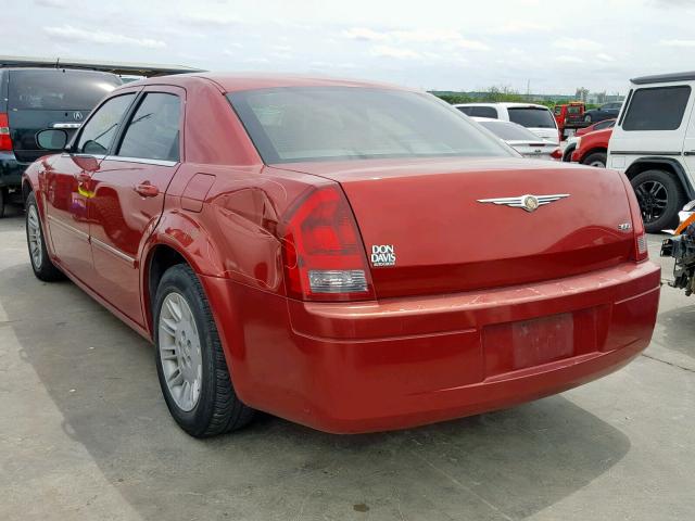 2C3KA43R47H616222 - 2007 CHRYSLER 300 BURGUNDY photo 3