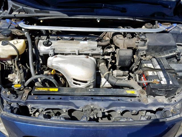 JTKDE177560083874 - 2006 TOYOTA SCION TC BLUE photo 7