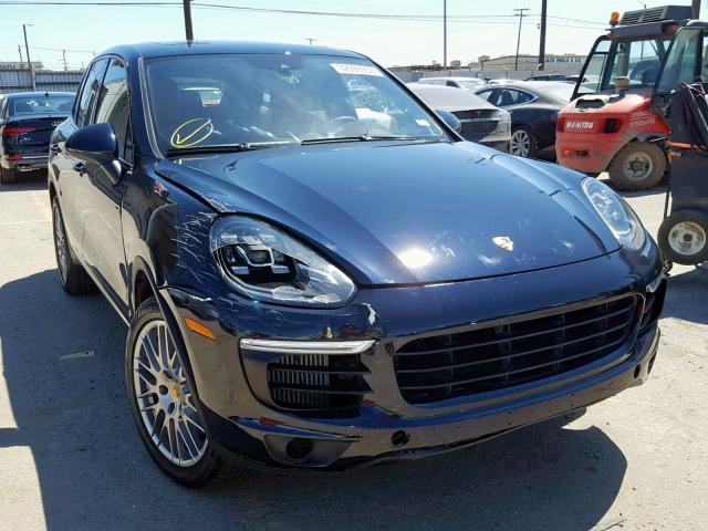 WP1AB2A29FLA60326 - 2015 PORSCHE CAYENNE S BLUE photo 1