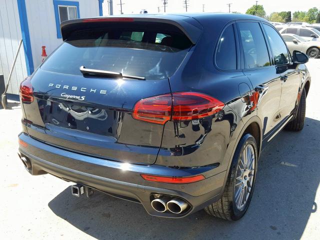 WP1AB2A29FLA60326 - 2015 PORSCHE CAYENNE S BLUE photo 4