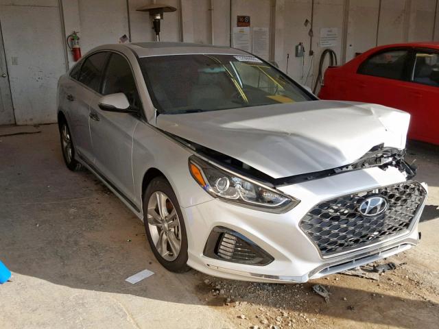 5NPE34AF9JH702443 - 2018 HYUNDAI SONATA SPO SILVER photo 1