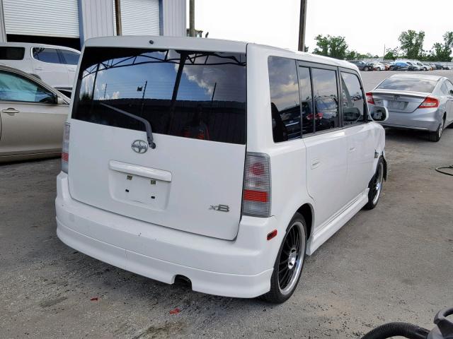 JTLKT324164048937 - 2006 TOYOTA SCION XB 白色 照片 4